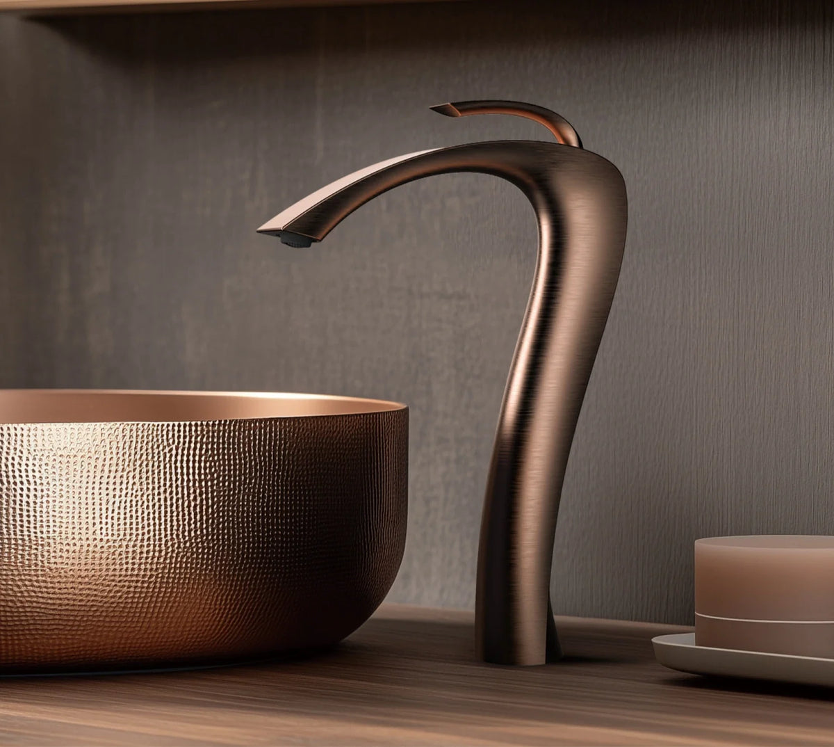 Bathroom Faucet Single-Handle Brass Construction & Ceramic Cartridge