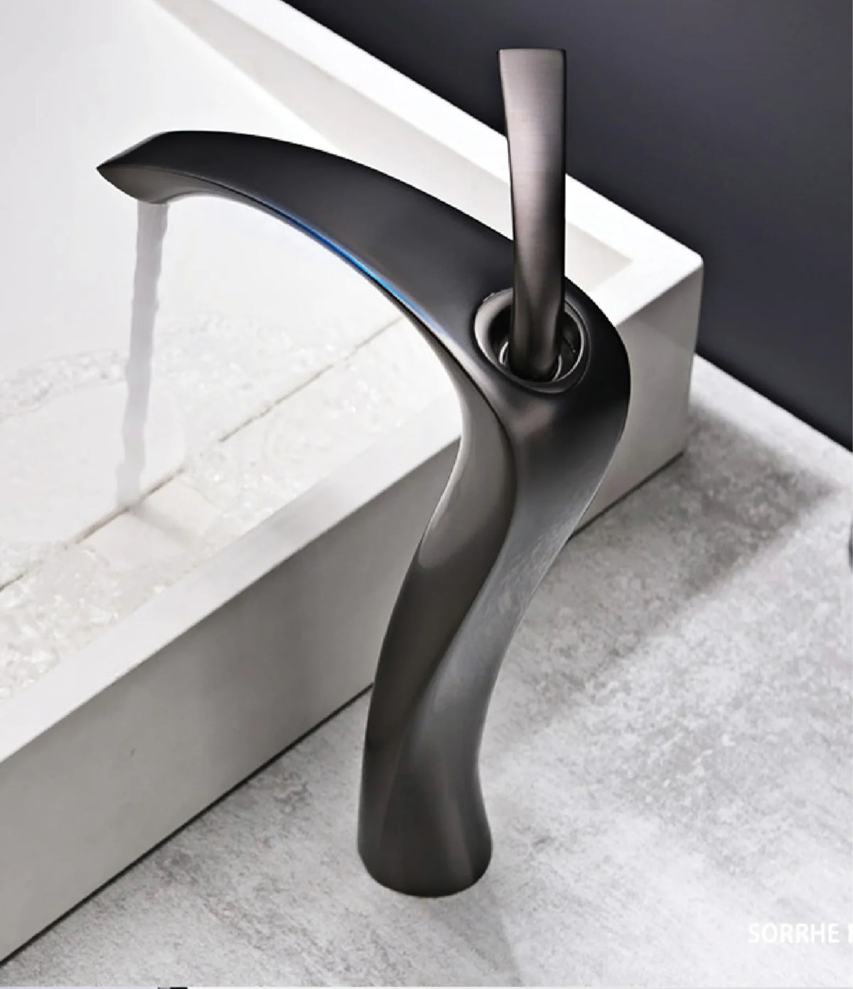 Bathroom Faucet Single-Handle Brass Construction & Ceramic Cartridge
