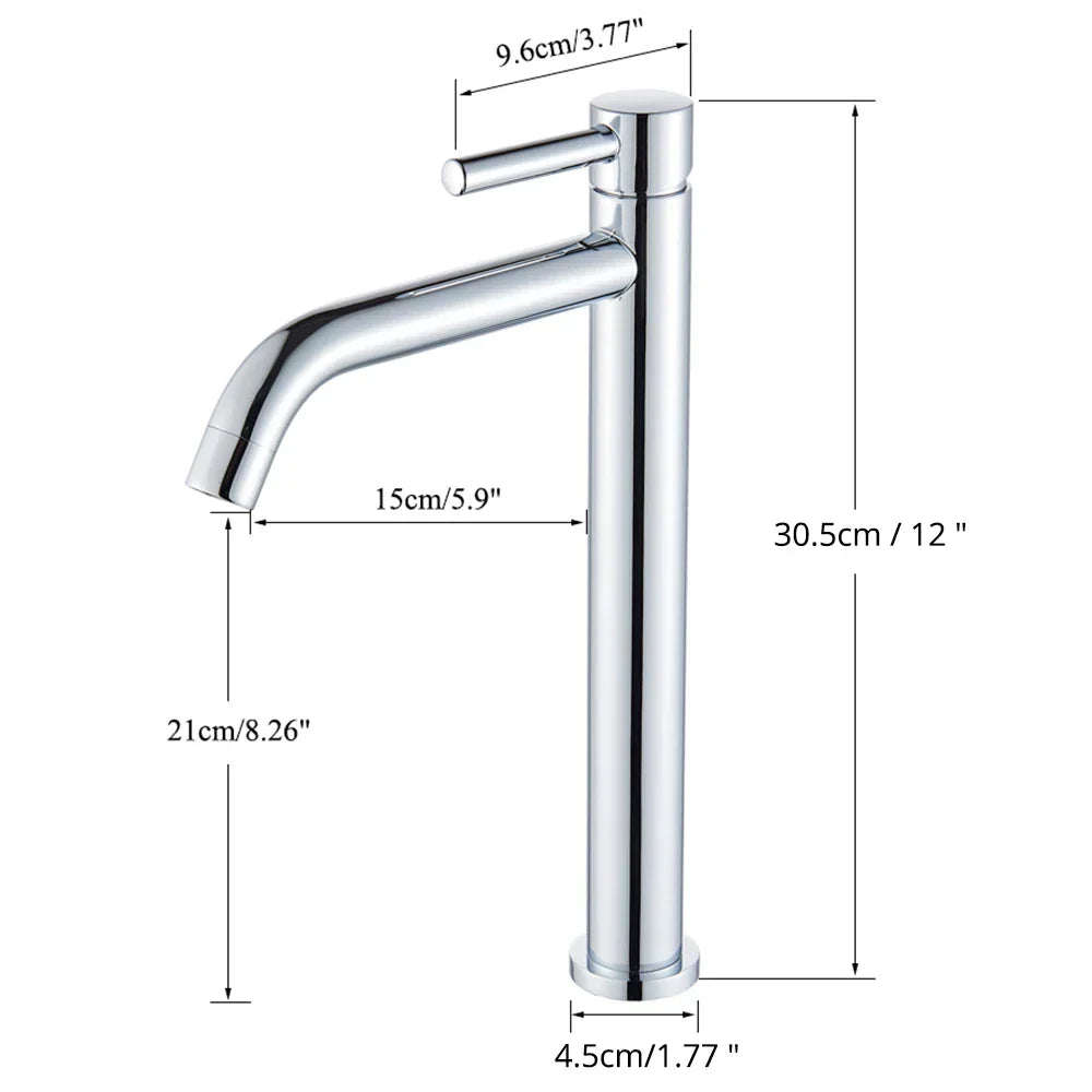 Bathroom Faucet Single-Handle Ceramic Valve