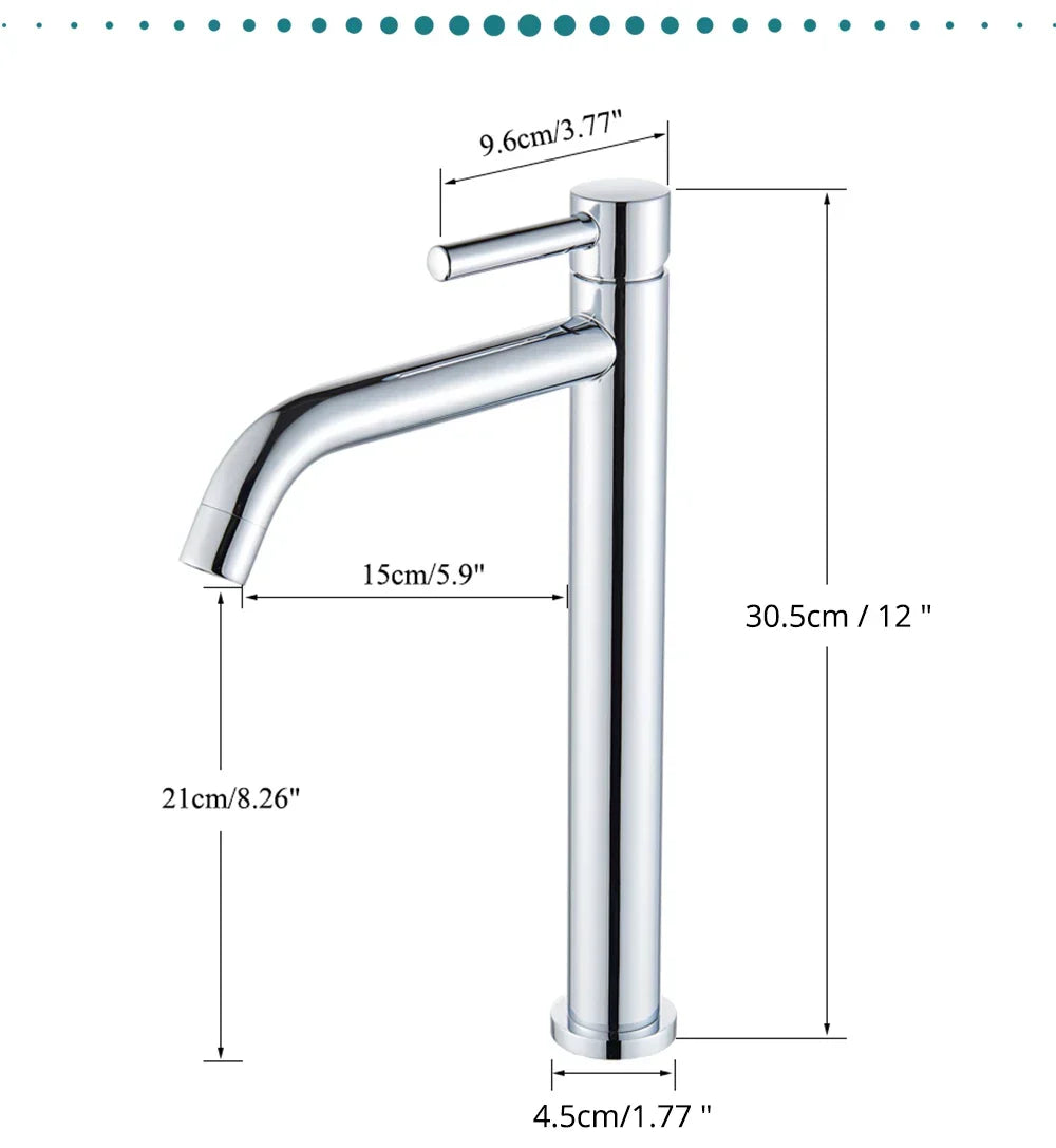 Bathroom Faucet Single-Handle Ceramic Valve
