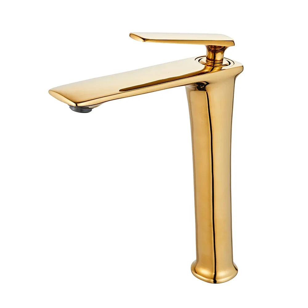Bathroom Faucet Single-Handle Solid Brass Ceramic Disc Valve