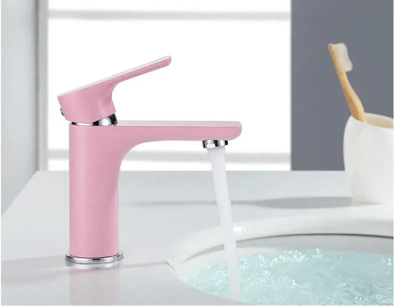 Bathroom Faucet Solid Brass Single-Lever
