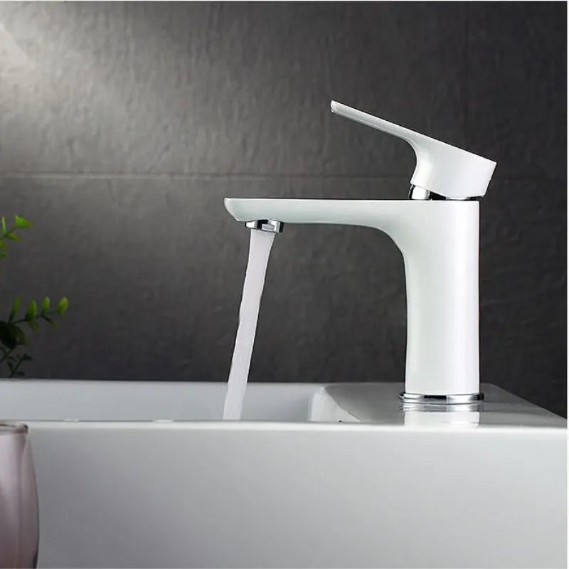 Bathroom Faucet Solid Brass Single-Lever