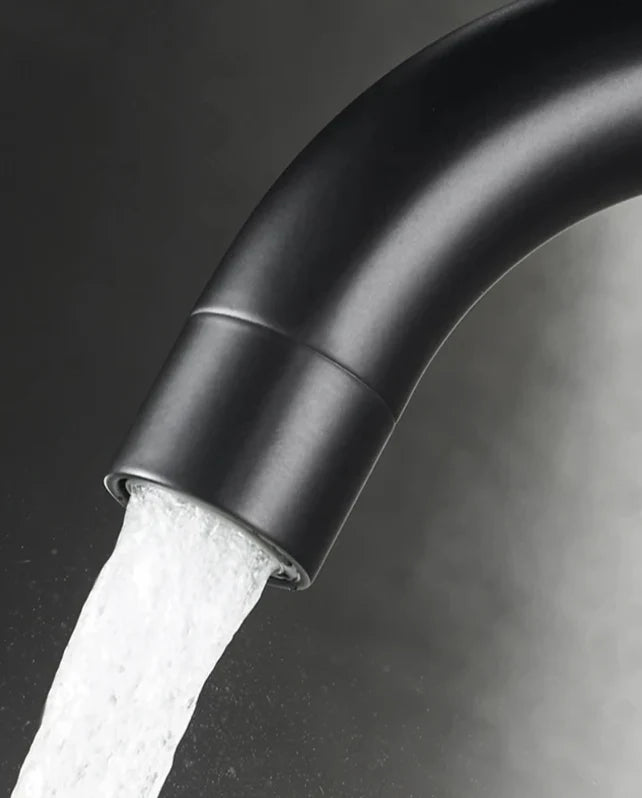 Bathroom Faucet Stainless Steel Ceramic Valve 360 Degree Swivel