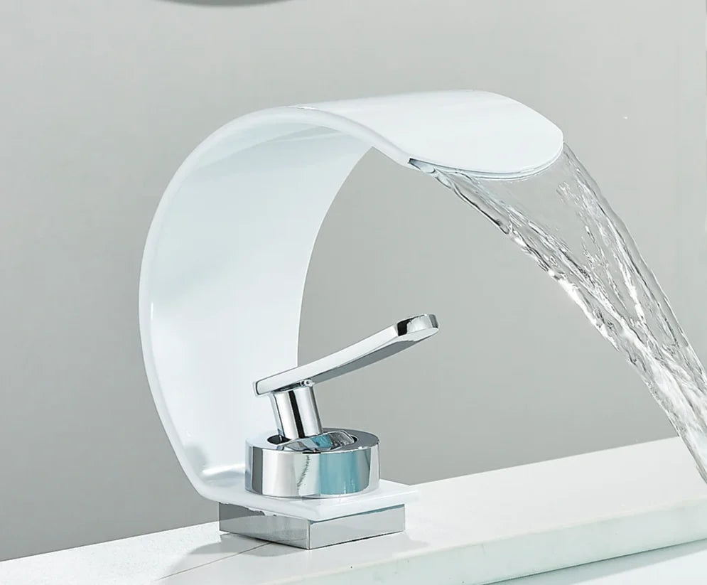 Bathroom Faucet Waterfall Brass Single Handle