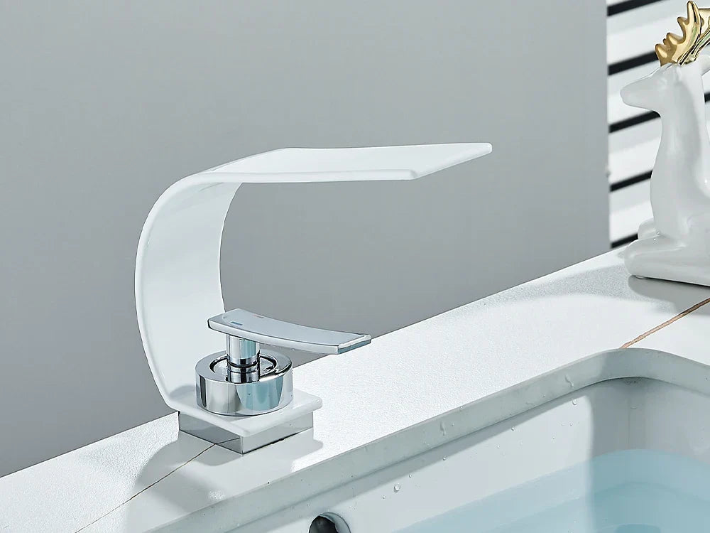 Bathroom Faucet Waterfall Brass Single Handle