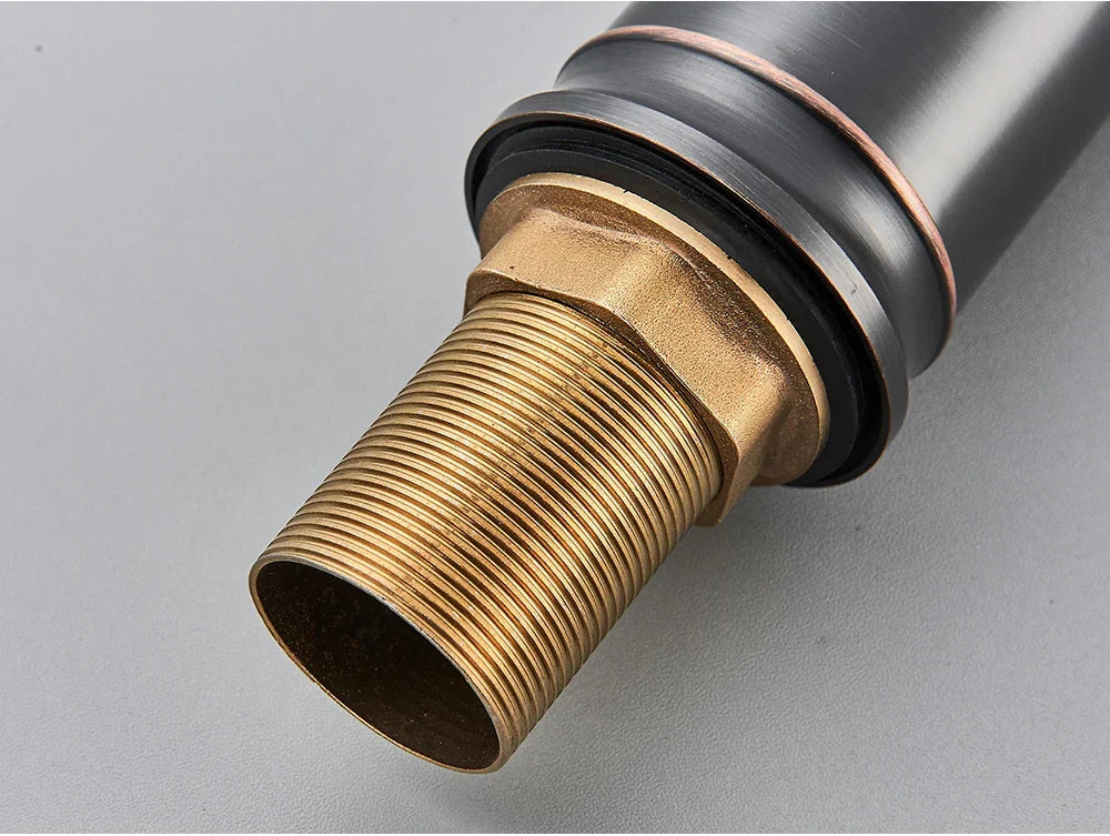 Bathroom Faucet Waterfall Solid Brass Antique Brass Finish
