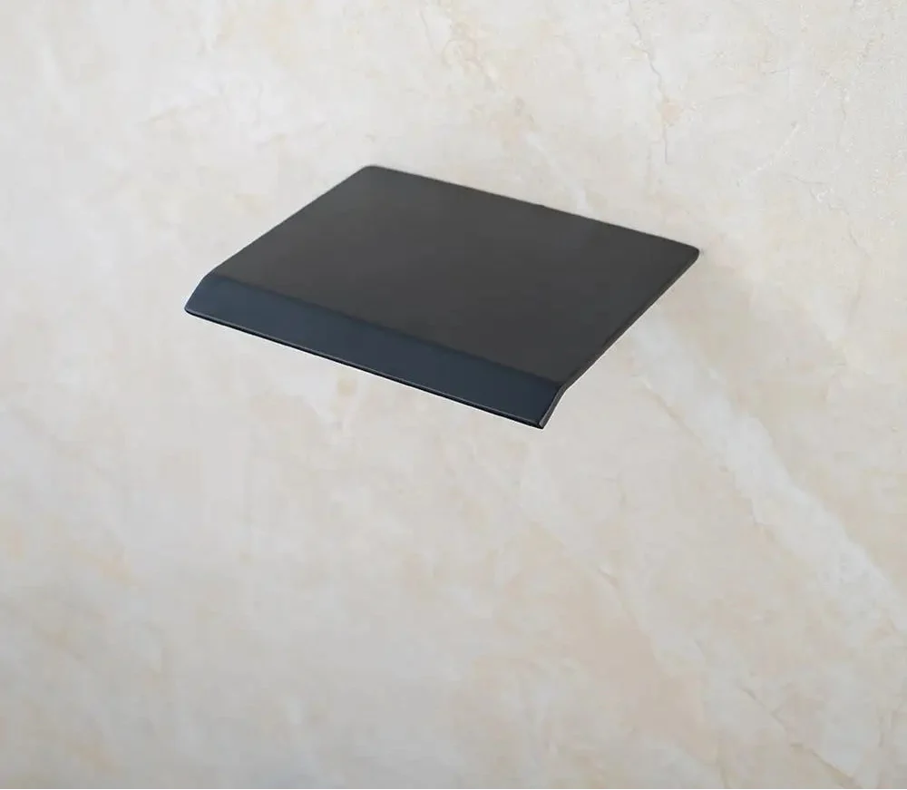 Bathroom Faucet Waterfall Spout Matte Black & Chrome