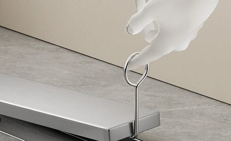 Bathroom Floor Drain Brushed 304 Stainless Steel Odor-Blocking Trap