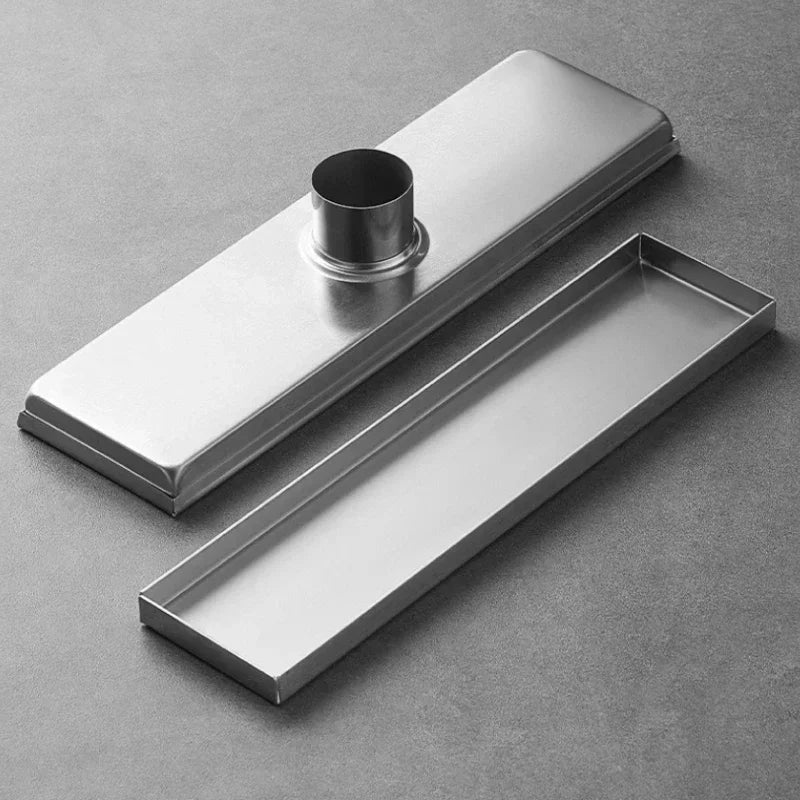 Bathroom Floor Drain Brushed 304 Stainless Steel Odor-Blocking Trap