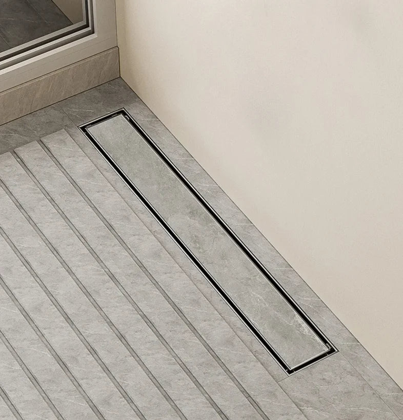 Bathroom Floor Drain Brushed 304 Stainless Steel Odor-Blocking Trap