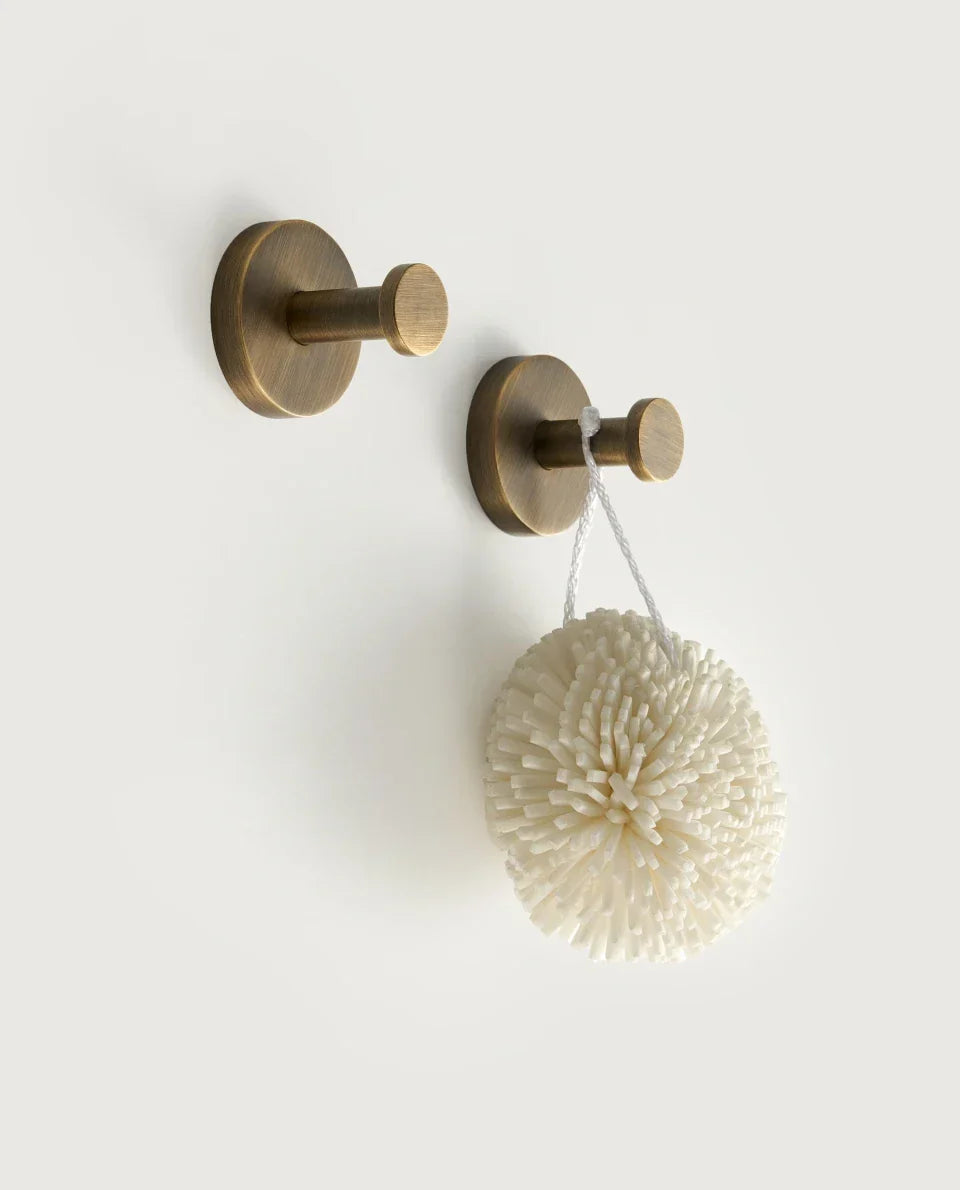 Bathroom Hardware Set Knurled Antique Bronze 3-Piece