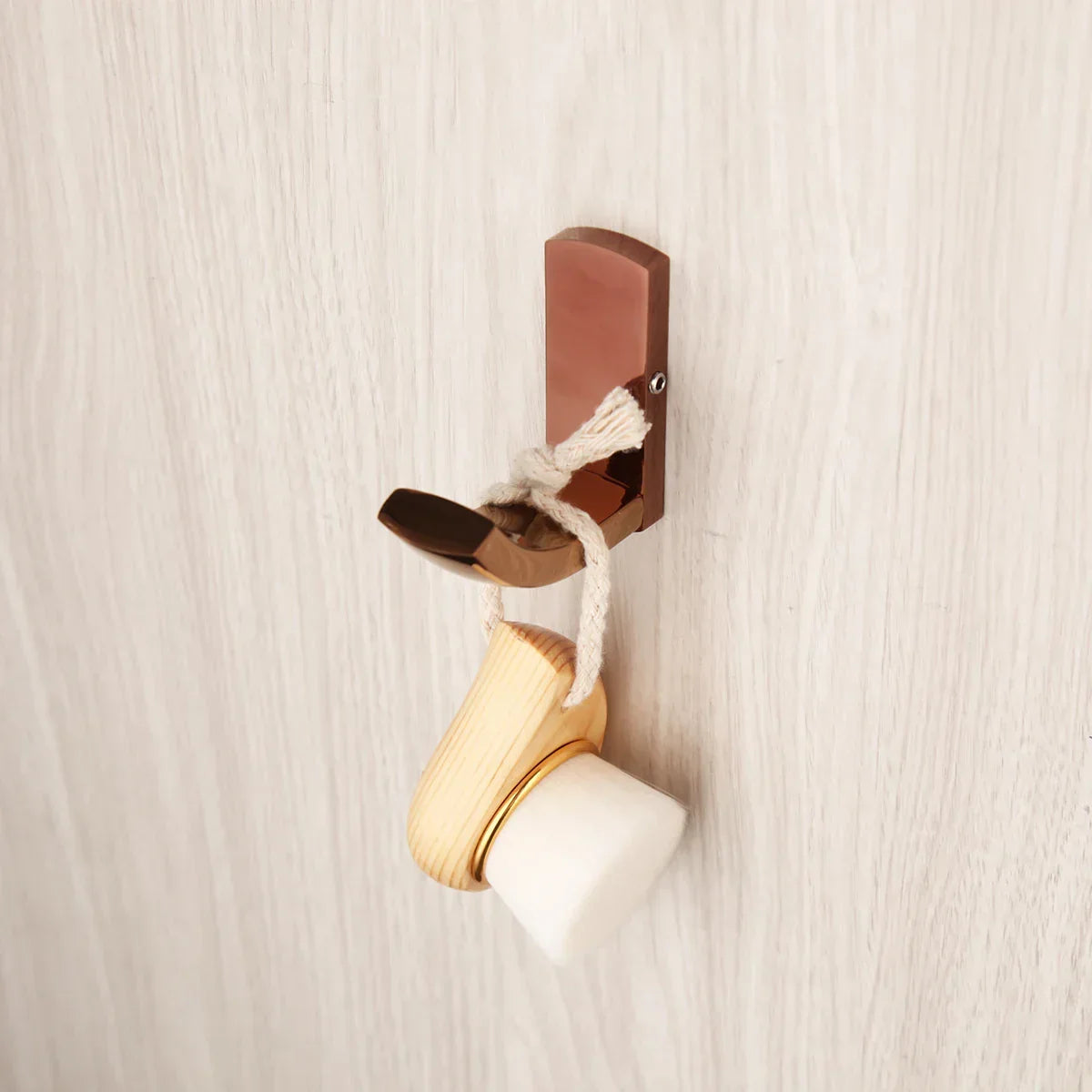 Bathroom Hardware Set Solid Brass Rose Gold Wall-Mounted