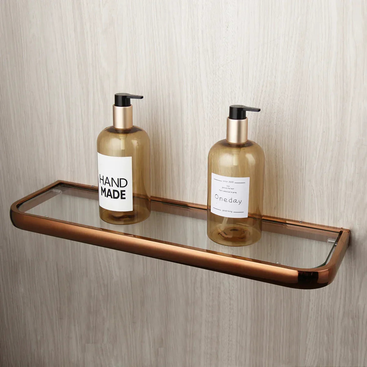 Bathroom Hardware Set Solid Brass Rose Gold Wall-Mounted