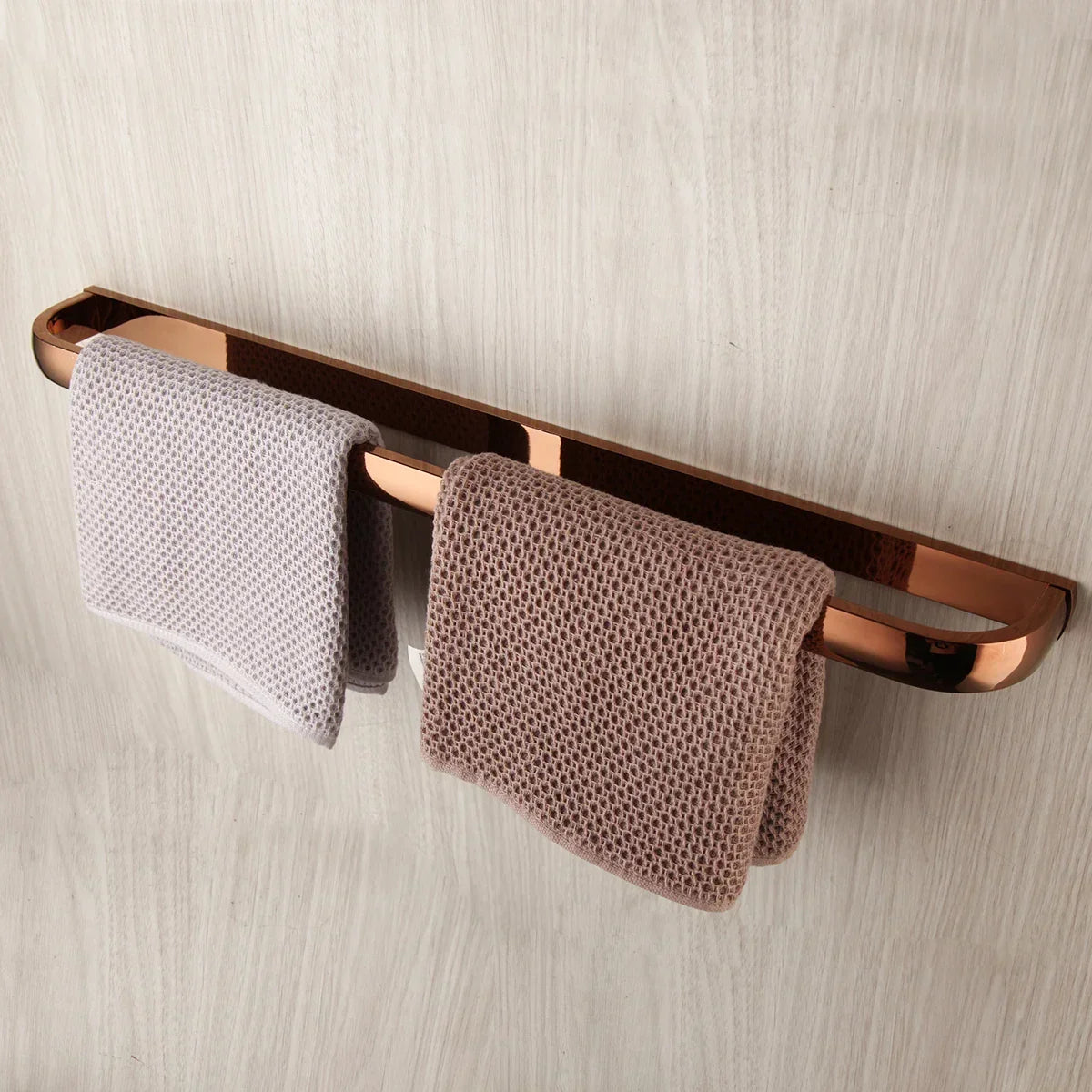Bathroom Hardware Set Solid Brass Rose Gold Wall-Mounted