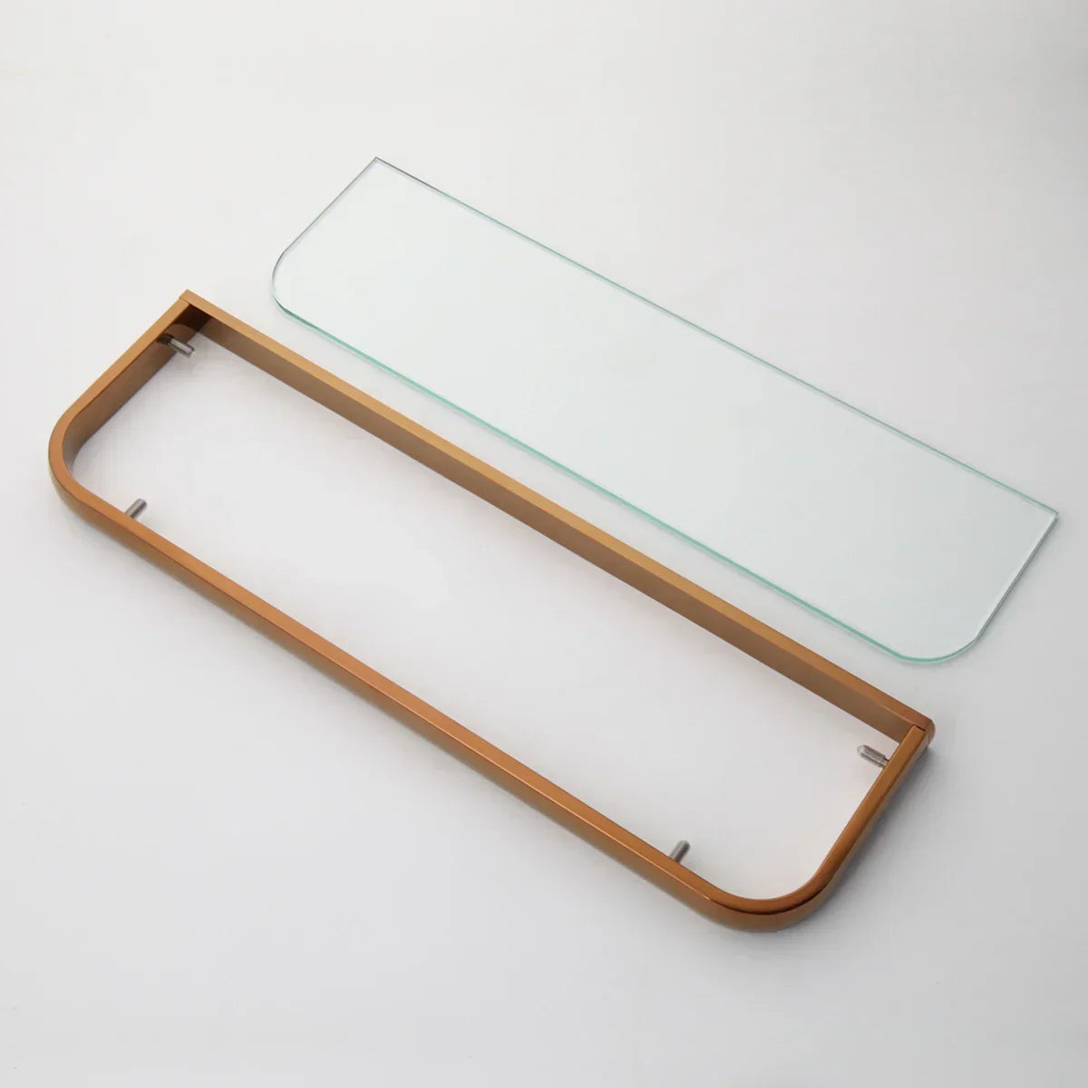 Bathroom Hardware Set Solid Brass Rose Gold Wall-Mounted