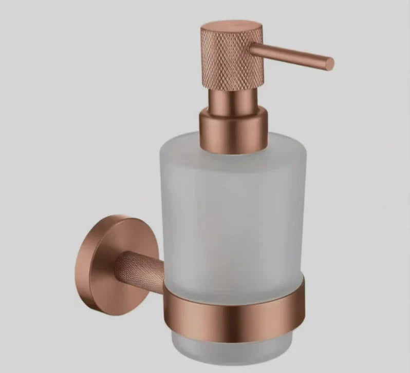 Bathroom Hardware Set Wall-Mount Stainless Steel & Copper