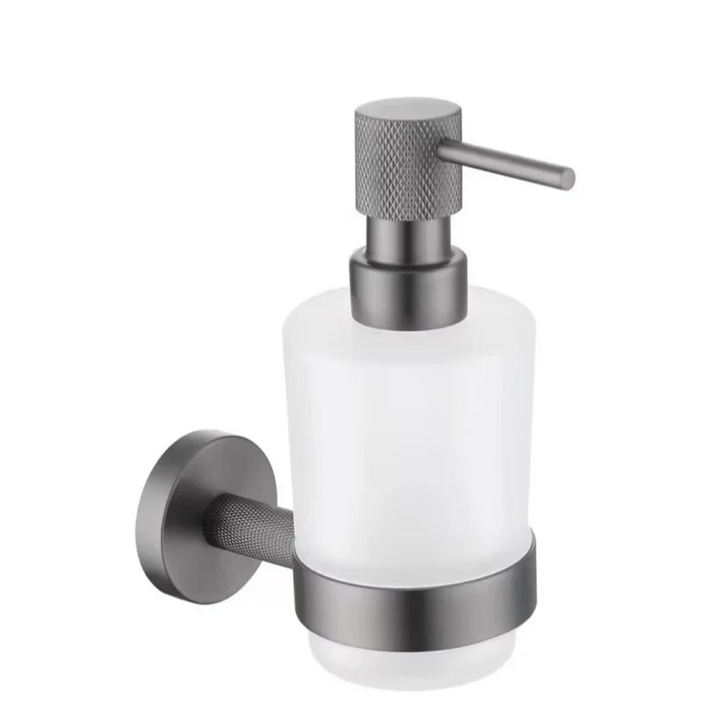 Bathroom Hardware Set Wall-Mount Stainless Steel & Copper