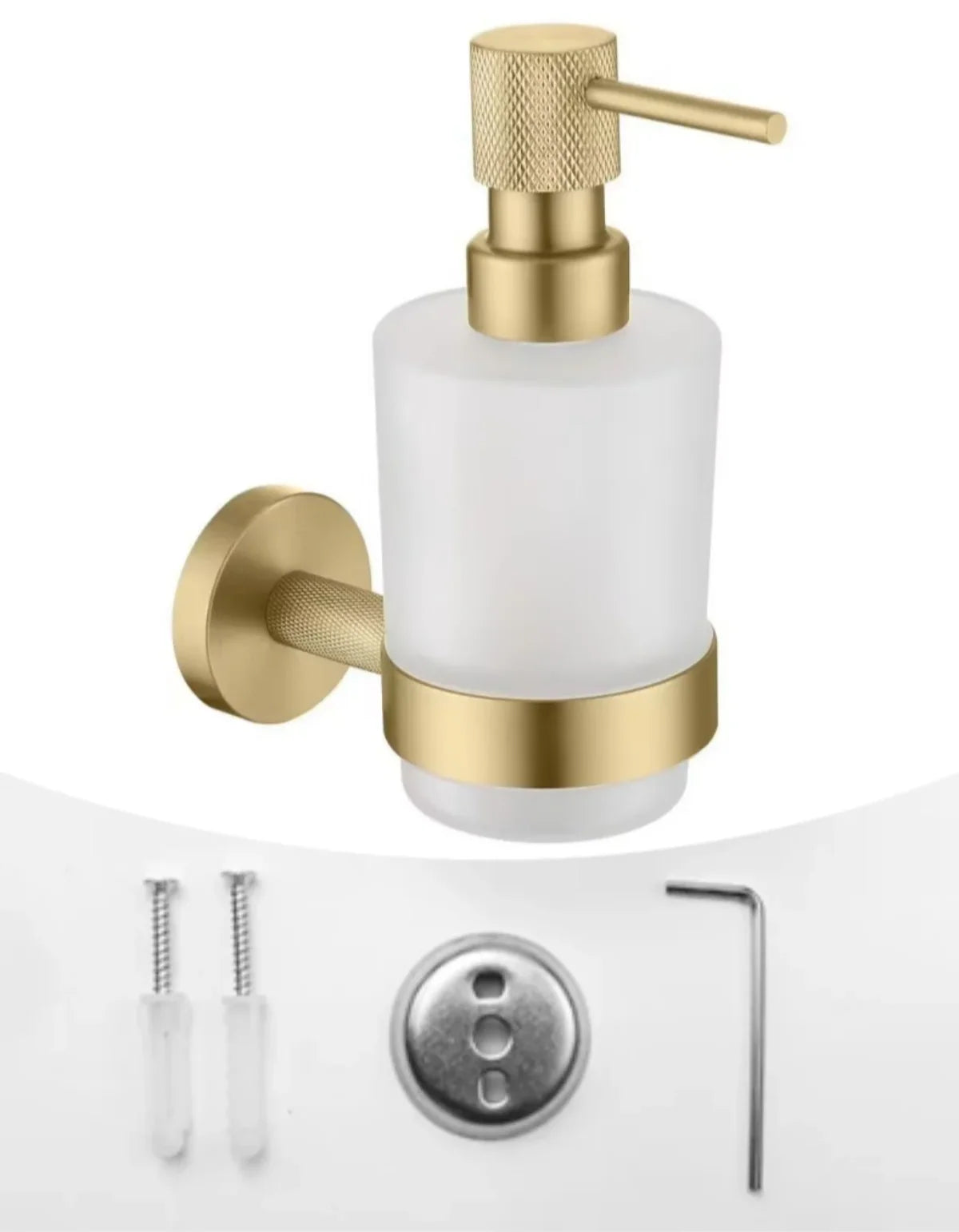 Bathroom Hardware Set Wall-Mount Stainless Steel & Copper