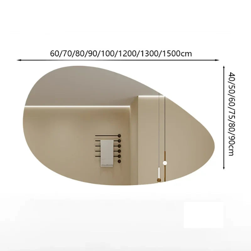 Bathroom Mirror LED Touch Control Anti-Fog