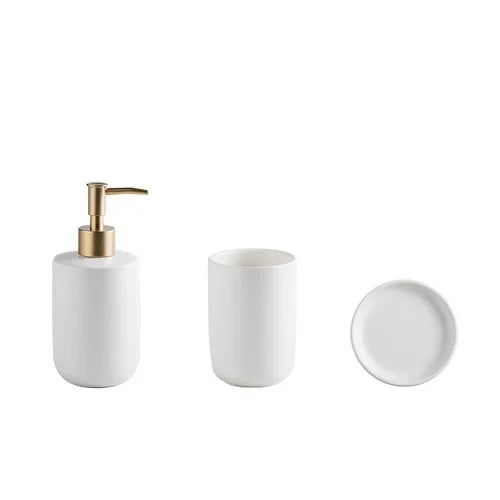 Bathroom Set Ceramic Minimalist Set Of 4