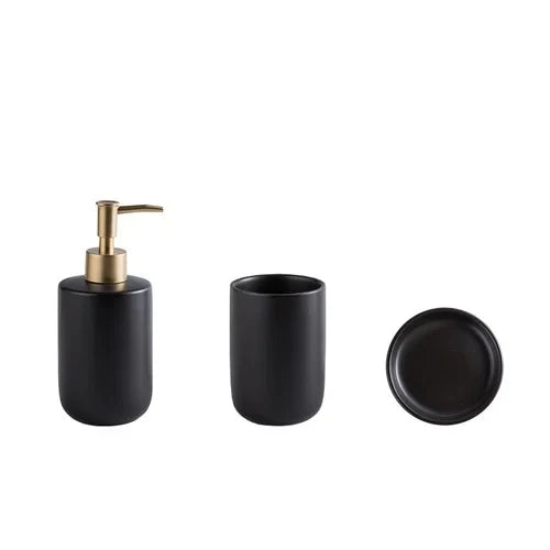 Bathroom Set Ceramic Minimalist Set Of 4