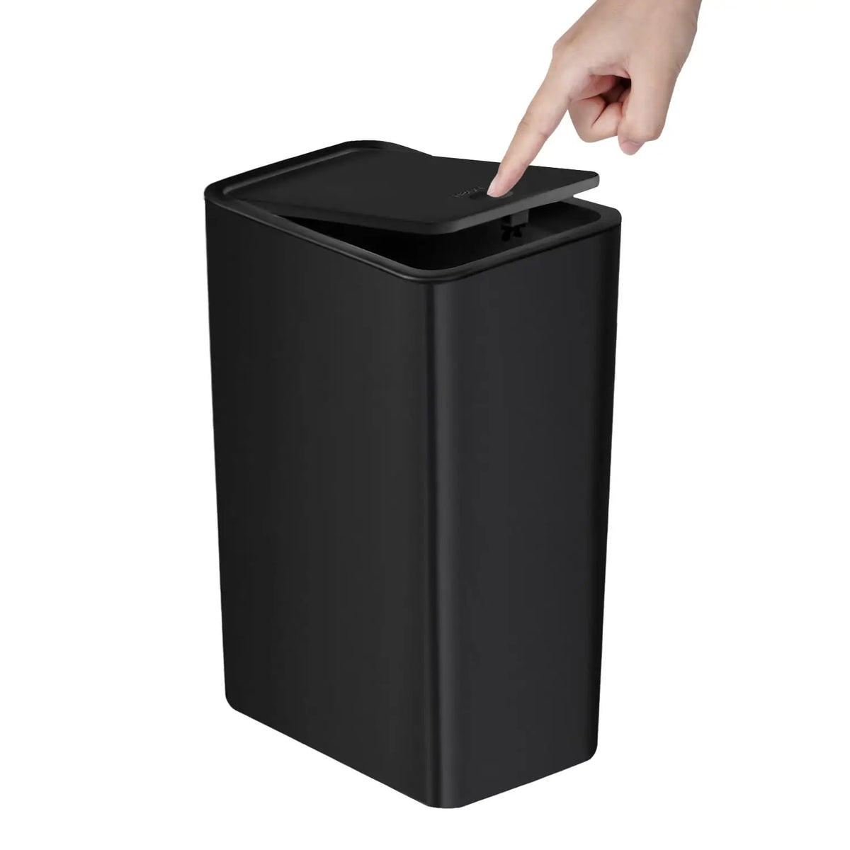 Bathroom Trash Can Push-Lid Odor Control 2.6 Gallon