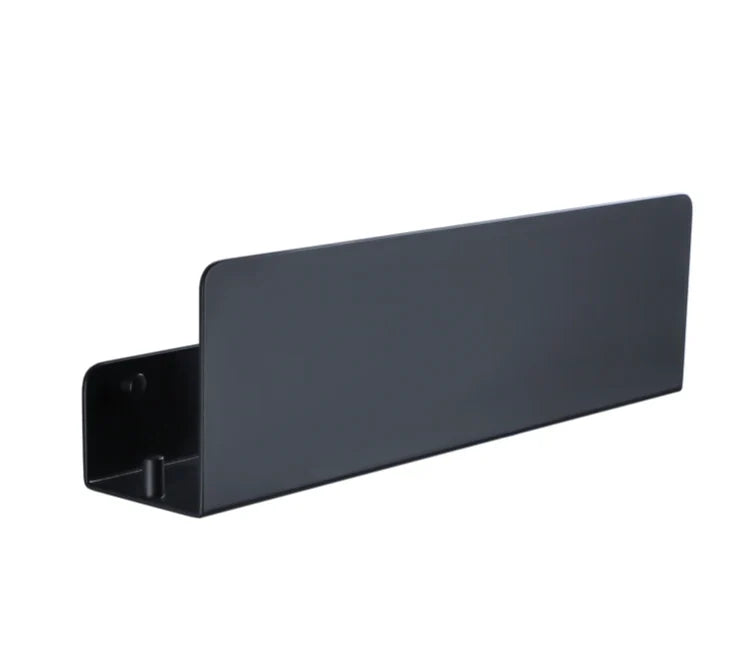 Bathroom Wall Shelf Organizer Rustproof Aluminum Integrated Hooks