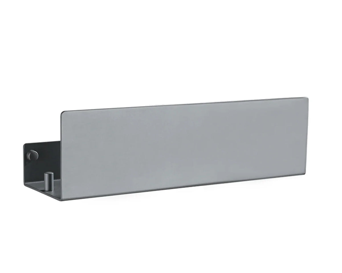 Bathroom Wall Shelf Organizer Rustproof Aluminum Integrated Hooks