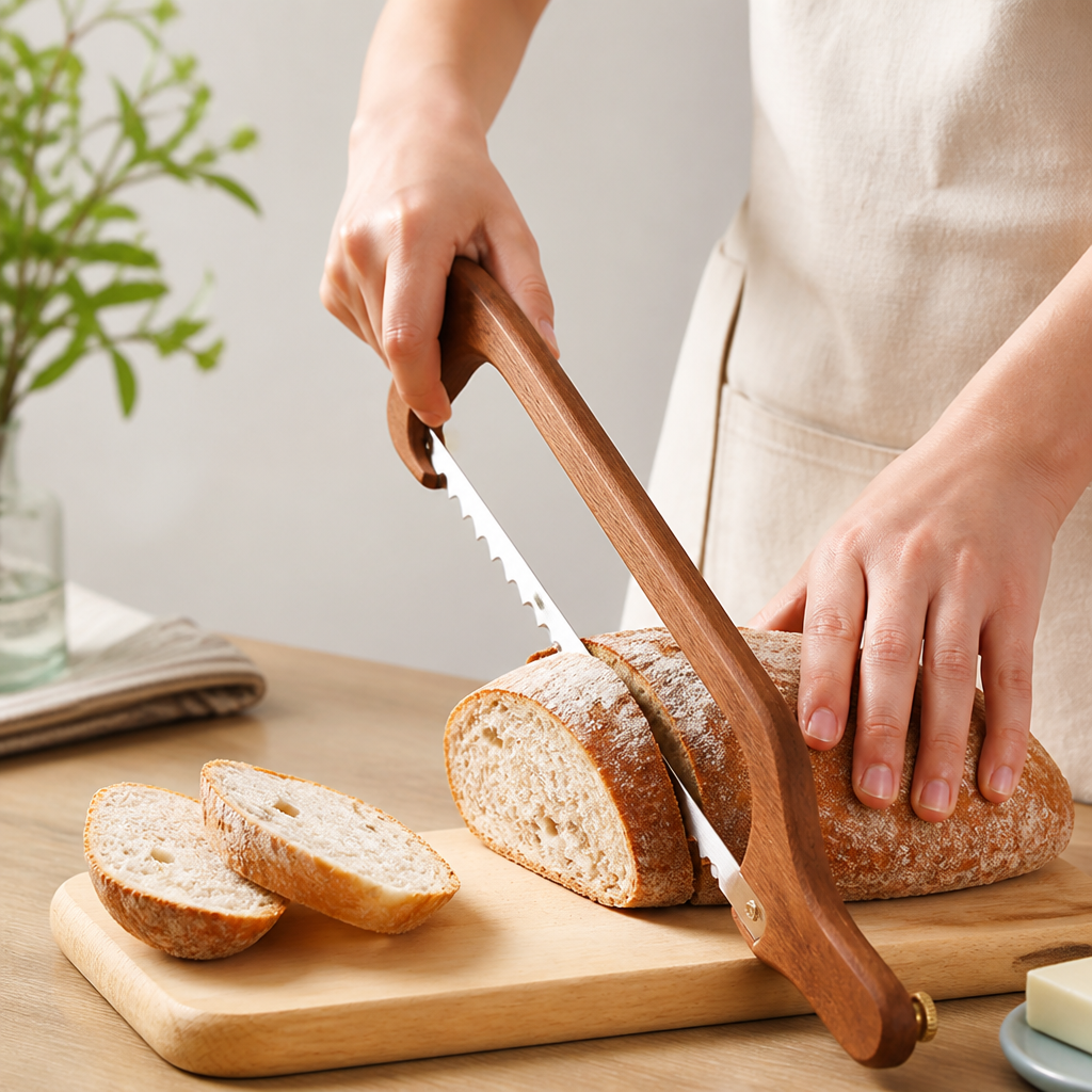 Bread Slicer 10.8 Inch Serrated Stainless Steel
