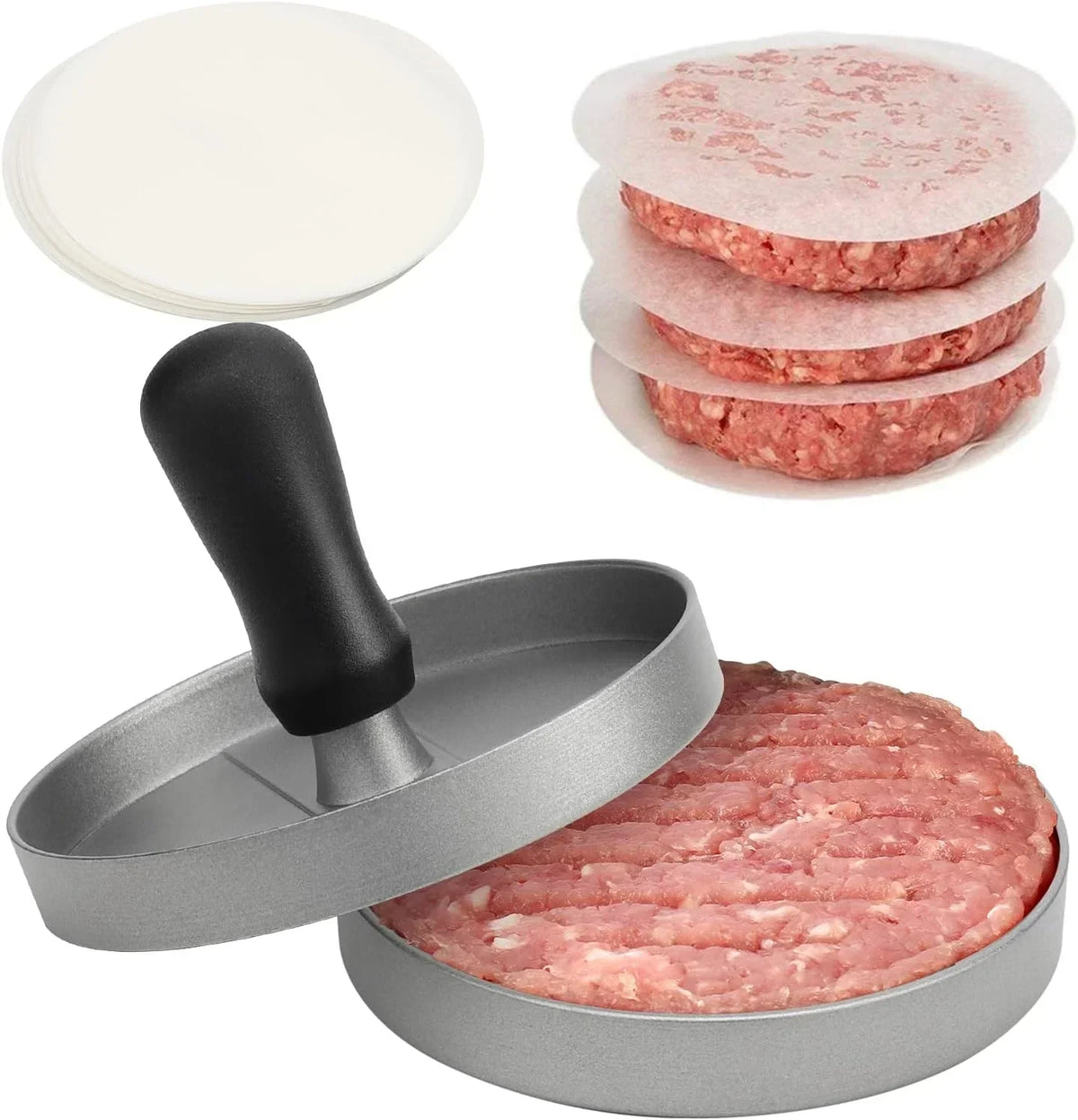 Burger Press Nonstick Aluminum 4.3 Inch
