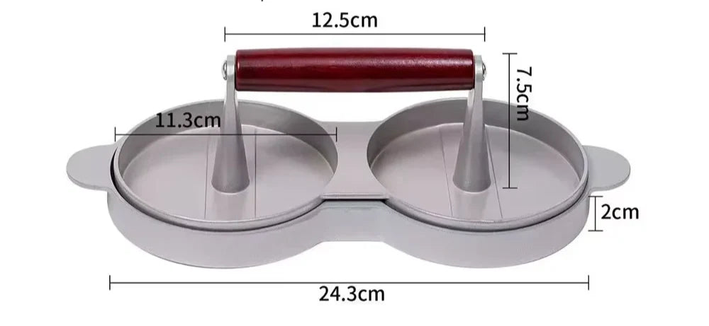 Burger Press Nonstick Aluminum 4.3 Inch