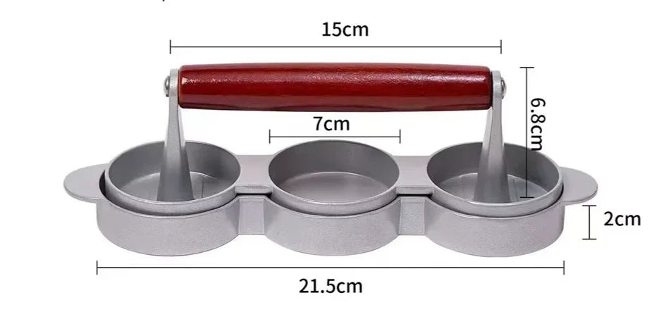 Burger Press Nonstick Aluminum 4.3 Inch