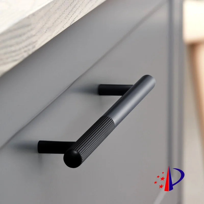 Cabinet & Drawer Handle Matte Aluminum Screws Included