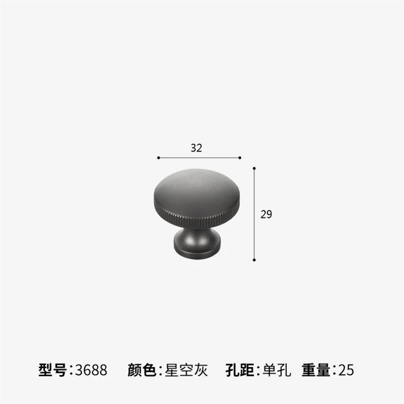 Cabinet & Drawer Handle Matte Aluminum Screws Included