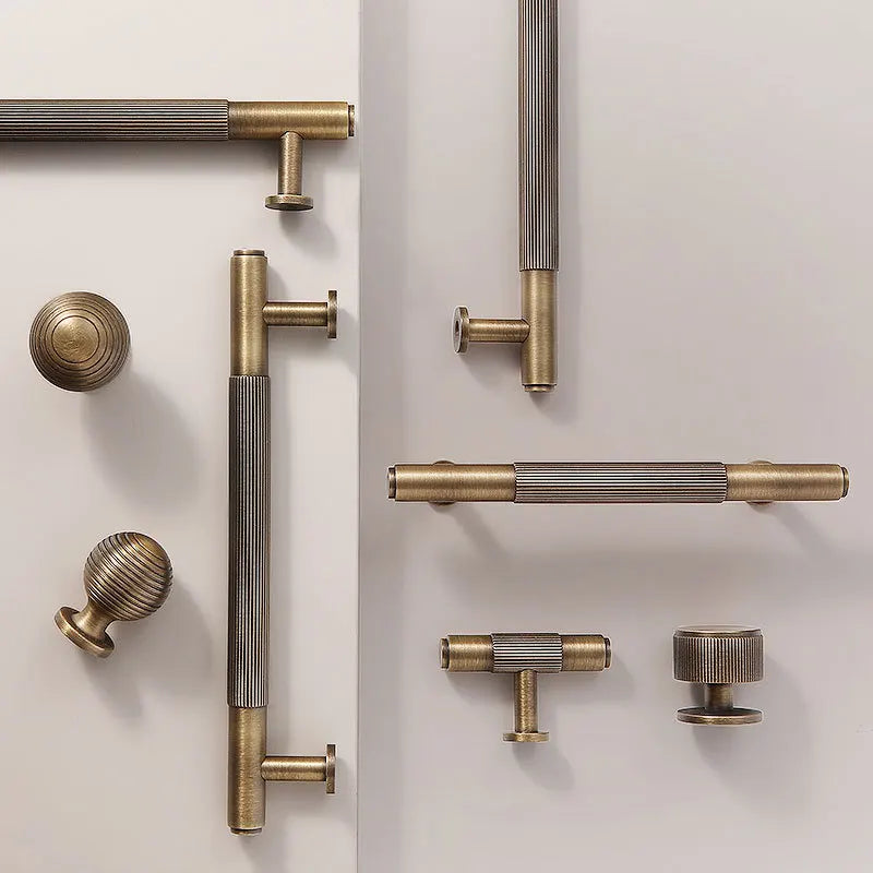 Cabinet & Drawer Handle Solid Brass Electrolytic Finish
