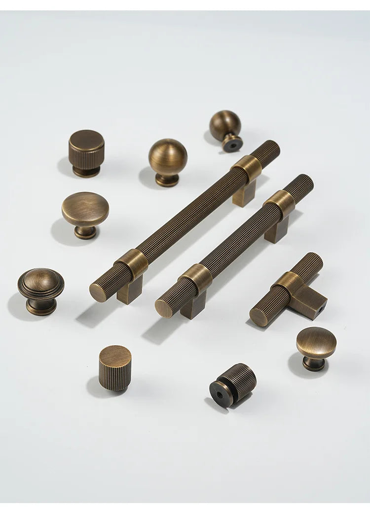 Cabinet & Drawer Handle Solid Brass Electrolytic Finish