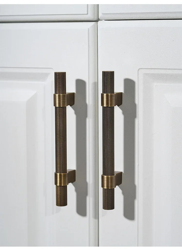 Cabinet & Drawer Handle Solid Brass Electrolytic Finish