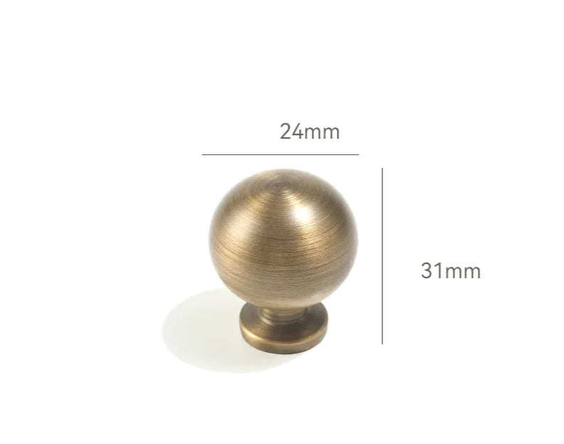 Cabinet & Drawer Handle Solid Brass Electrolytic Finish