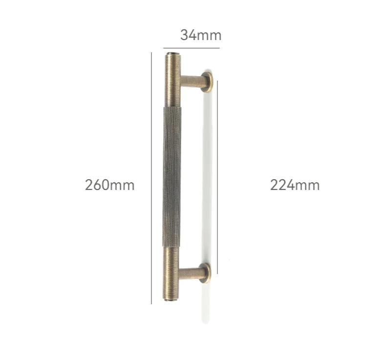 Cabinet & Drawer Handle Solid Brass Electrolytic Finish