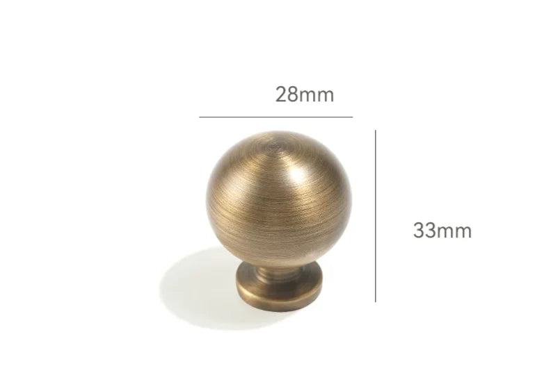 Cabinet & Drawer Handle Solid Brass Electrolytic Finish