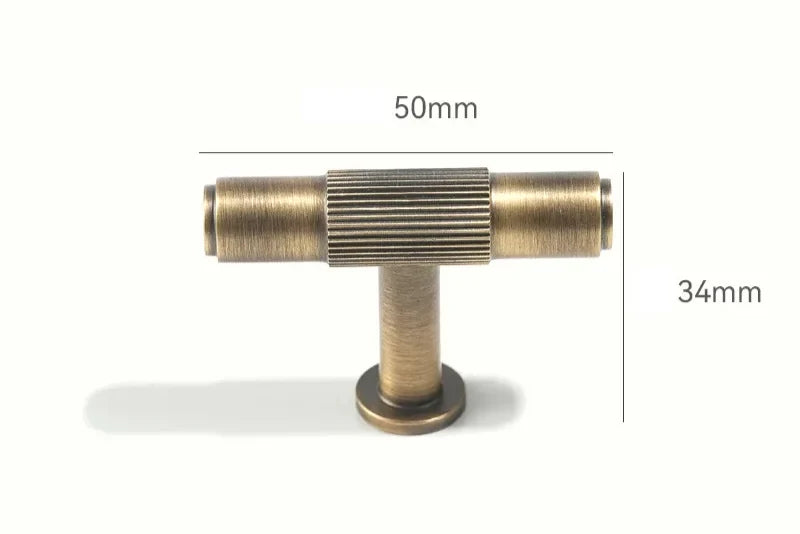 Cabinet & Drawer Handle Solid Brass Electrolytic Finish