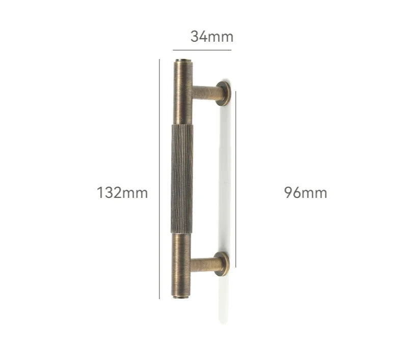 Cabinet & Drawer Handle Solid Brass Electrolytic Finish