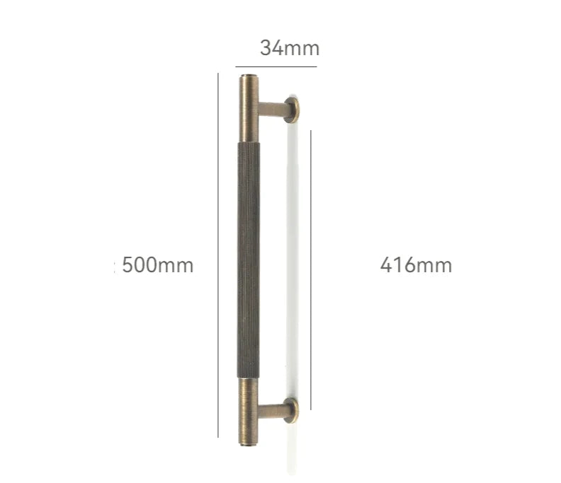 Cabinet & Drawer Handle Solid Brass Electrolytic Finish