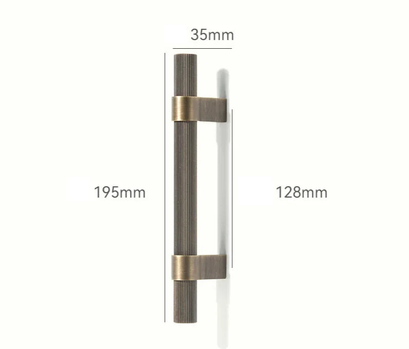 Cabinet & Drawer Handle Solid Brass Electrolytic Finish