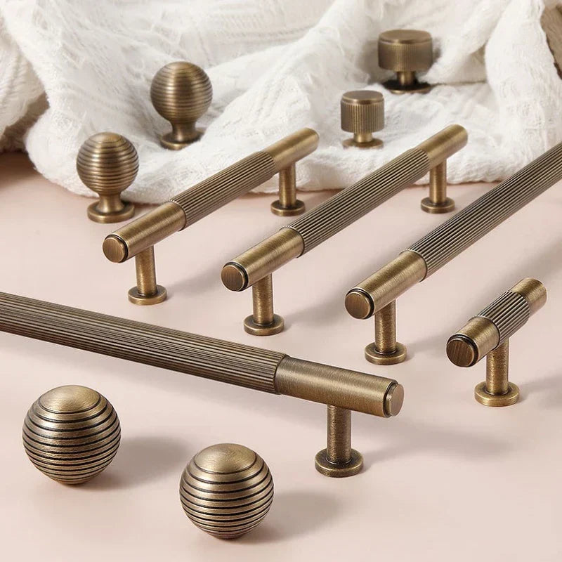 Cabinet & Drawer Handle Solid Brass Electrolytic Finish