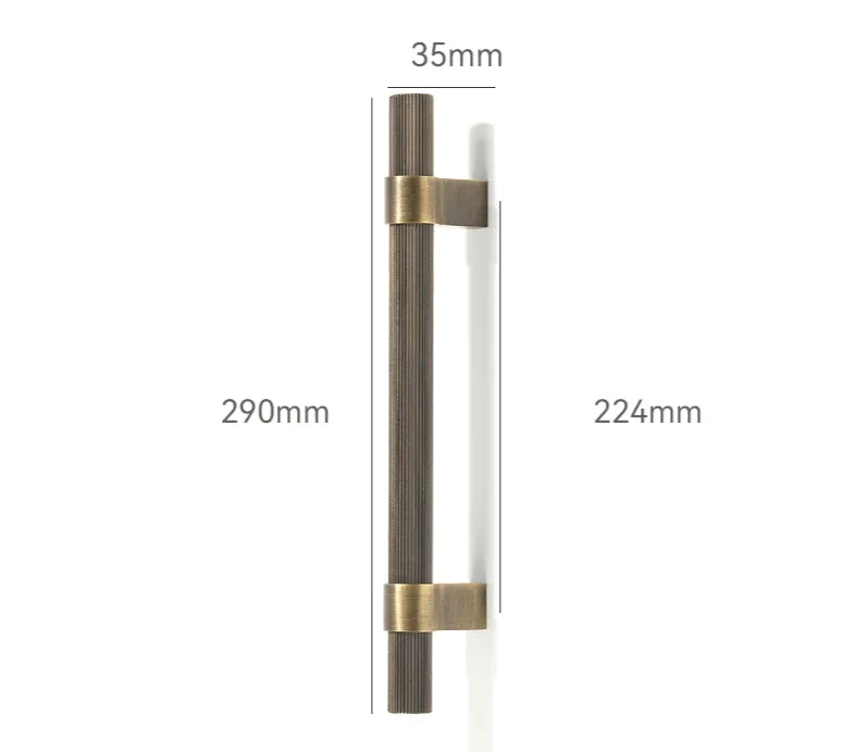 Cabinet & Drawer Handle Solid Brass Electrolytic Finish