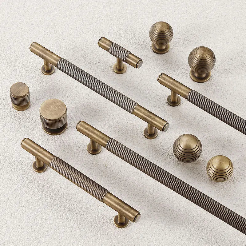 Cabinet & Drawer Handle Solid Brass Electrolytic Finish