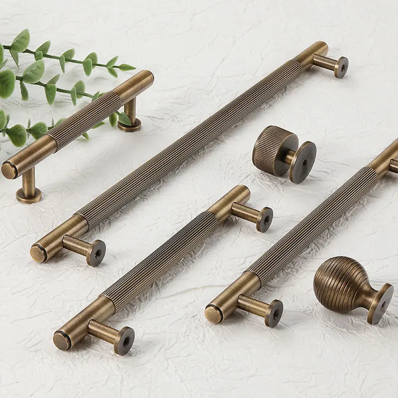 Cabinet & Drawer Handle Solid Brass Electrolytic Finish