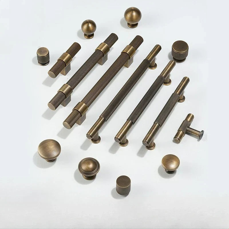 Cabinet & Drawer Handle Solid Brass Electrolytic Finish